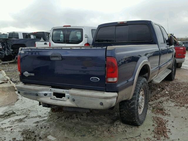 1FTWW31PX6EC29965 - 2006 FORD F350 SRW S BLUE photo 4