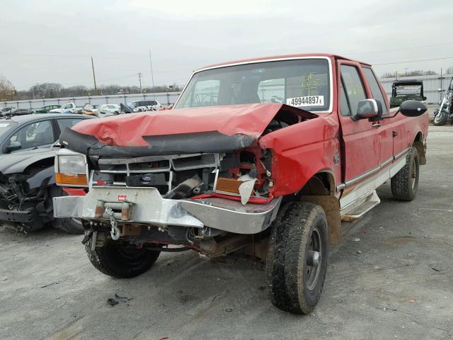 1FTHX26F7VEA35070 - 1997 FORD F250 RED photo 2