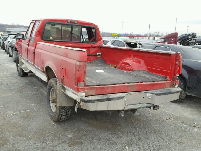 1FTHX26F7VEA35070 - 1997 FORD F250 RED photo 3