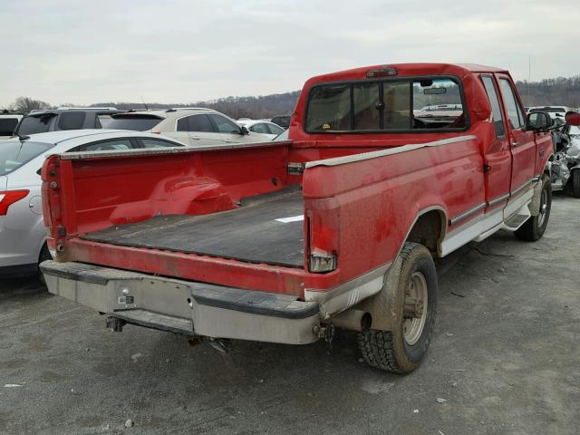 1FTHX26F7VEA35070 - 1997 FORD F250 RED photo 4