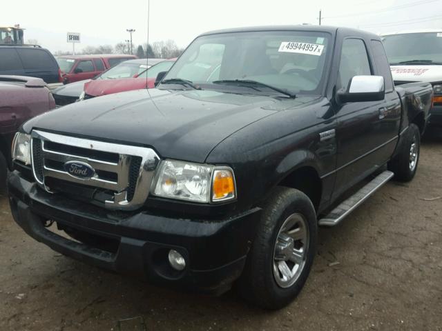 1FTYR44U28PA44632 - 2008 FORD RANGER SUP BLACK photo 2