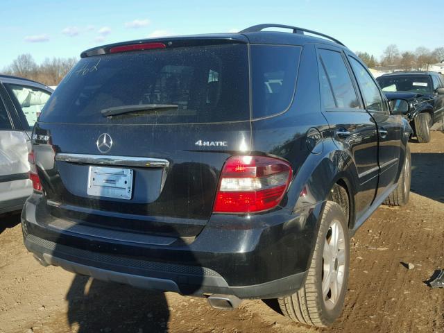 4JGBB86E68A388762 - 2008 MERCEDES-BENZ ML 350 BLACK photo 4