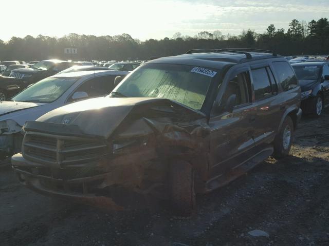 1B4HR28Z8YF171656 - 2000 DODGE DURANGO BROWN photo 2