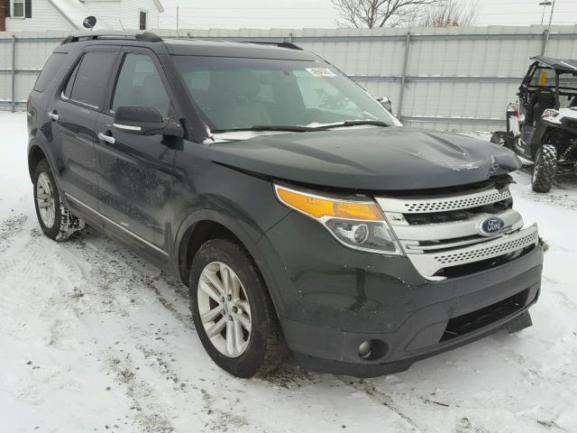 1FM5K8D80DGB60483 - 2013 FORD EXPLORER X GREEN photo 1