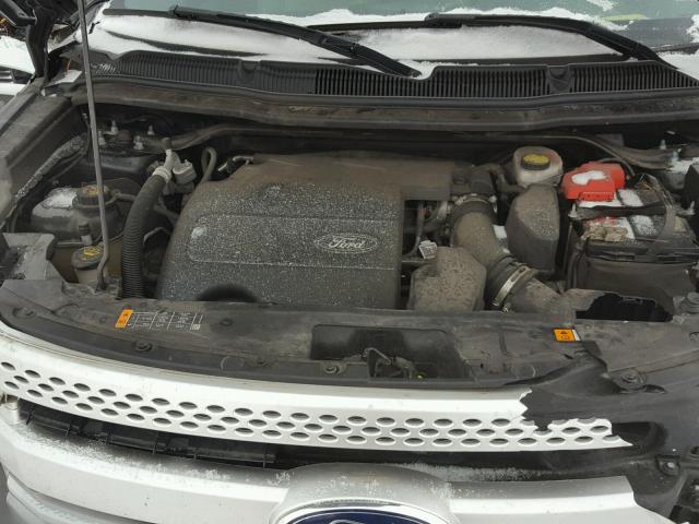 1FM5K8D80DGB60483 - 2013 FORD EXPLORER X GREEN photo 7