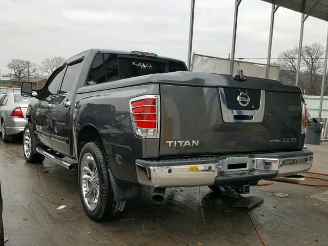 1N6BA07D09N315540 - 2009 NISSAN TITAN XE CHARCOAL photo 3