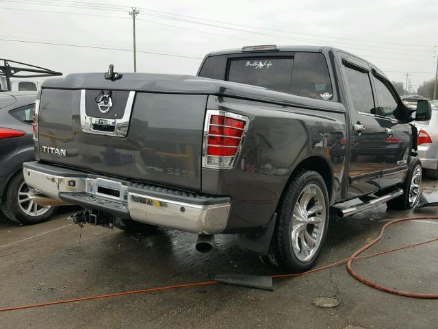 1N6BA07D09N315540 - 2009 NISSAN TITAN XE CHARCOAL photo 4