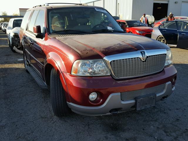 5LMFU27RX4LJ24370 - 2004 LINCOLN NAVIGATOR MAROON photo 1