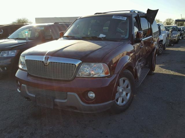 5LMFU27RX4LJ24370 - 2004 LINCOLN NAVIGATOR MAROON photo 2