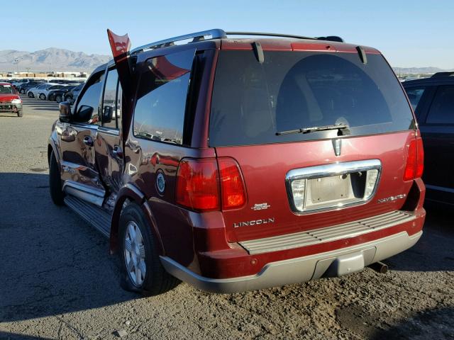 5LMFU27RX4LJ24370 - 2004 LINCOLN NAVIGATOR MAROON photo 3