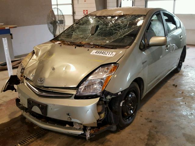 JTDKB20U283316317 - 2008 TOYOTA PRIUS GREEN photo 2