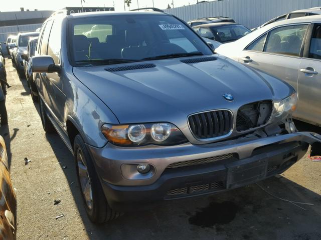 5UXFA13524LU28918 - 2004 BMW X5 3.0I SILVER photo 1