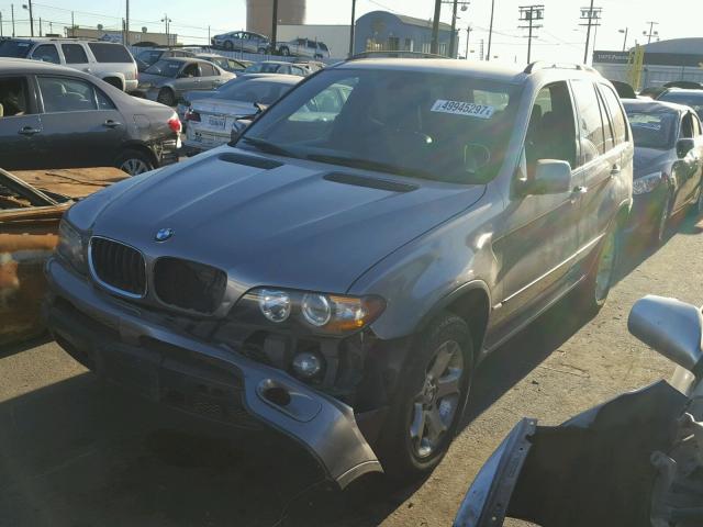 5UXFA13524LU28918 - 2004 BMW X5 3.0I SILVER photo 2