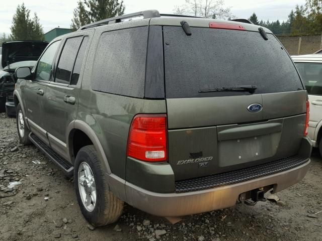 1FMDU73E02UB27604 - 2002 FORD EXPLORER X GREEN photo 3