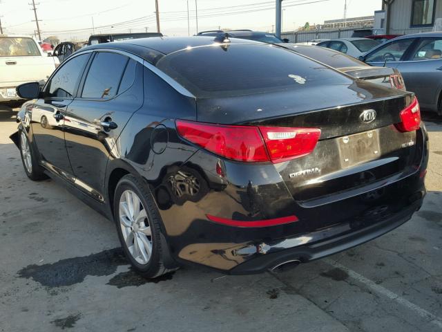 5XXGN4A77EG305858 - 2014 KIA OPTIMA EX BLACK photo 3