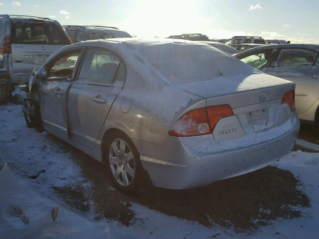 1HGFA16506L111947 - 2006 HONDA CIVIC LX SILVER photo 3