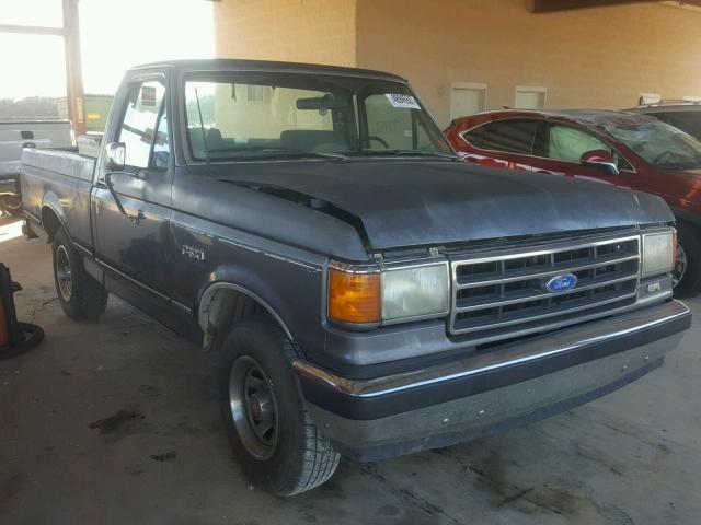 1FTDF15Y9LNA86887 - 1990 FORD F150 GRAY photo 1