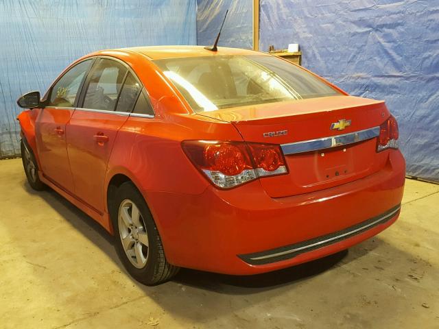 1G1PC5SB3E7298276 - 2014 CHEVROLET CRUZE LT RED photo 3