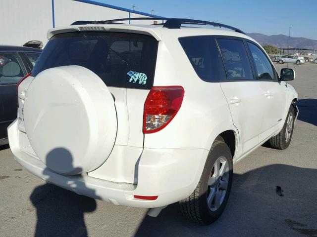 JTMZK31V075015141 - 2007 TOYOTA RAV4 LIMIT WHITE photo 4