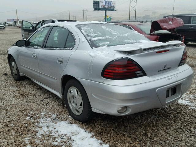 1G2NE52F24M705374 - 2004 PONTIAC GRAND AM S SILVER photo 3