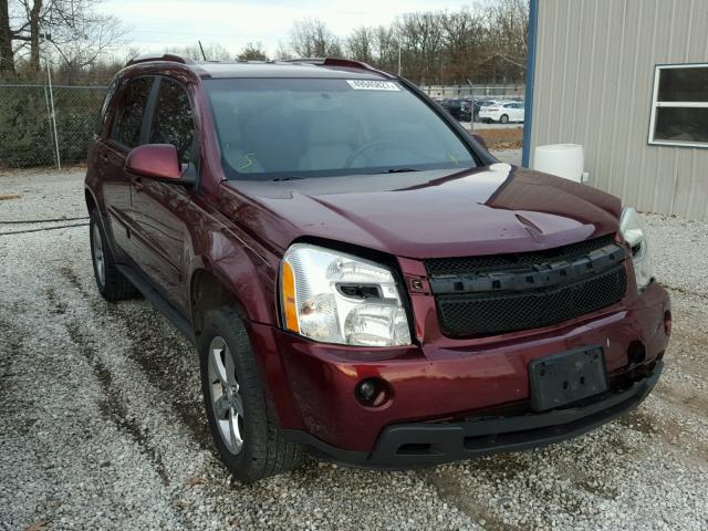 2CNDL63F976251513 - 2007 CHEVROLET EQUINOX LT BURGUNDY photo 1