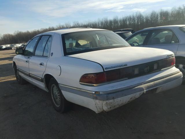 2MECM75W5NX679360 - 1992 MERCURY GRAND MARQ WHITE photo 3