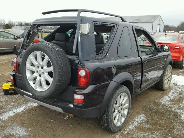 SALNY12295A465860 - 2005 LAND ROVER FREELANDER BLACK photo 4