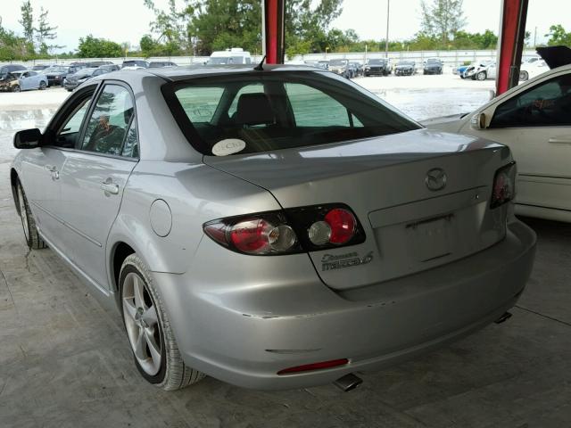 1YVHP80C185M36923 - 2008 MAZDA 6 I SILVER photo 3