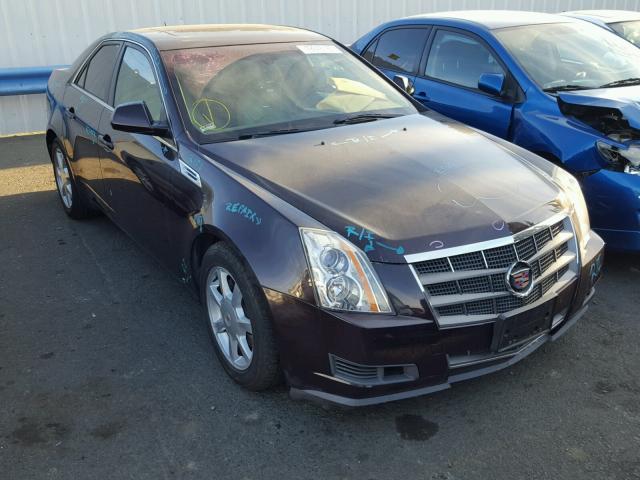 1G6DM577180100936 - 2008 CADILLAC CTS PURPLE photo 1