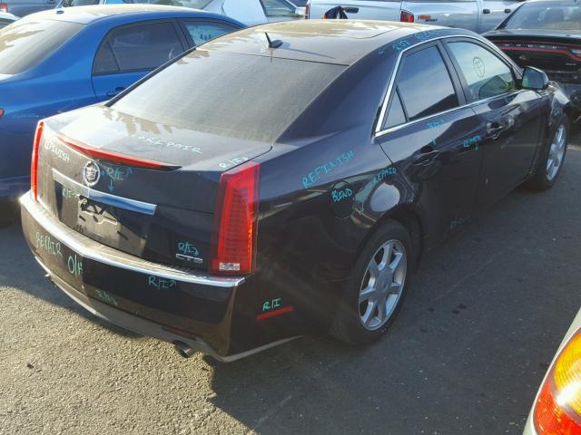 1G6DM577180100936 - 2008 CADILLAC CTS PURPLE photo 4