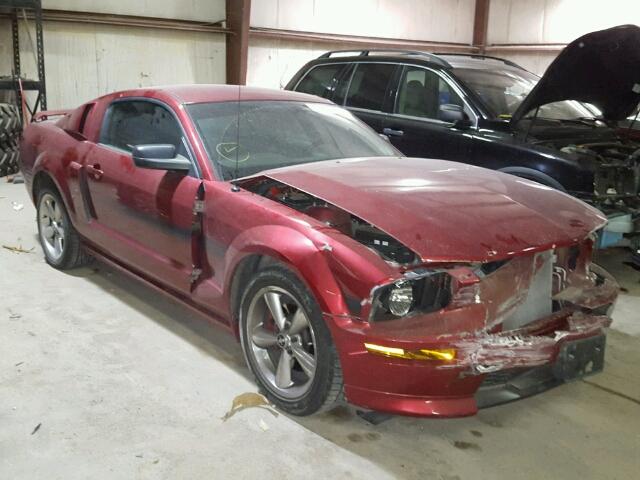 1ZVHT82H275215918 - 2007 FORD MUSTANG GT RED photo 1