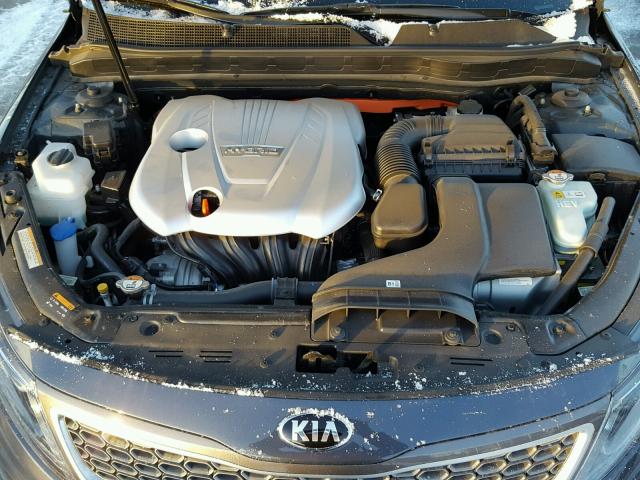 KNAGM4AD8F5082290 - 2015 KIA OPTIMA HYB GRAY photo 7