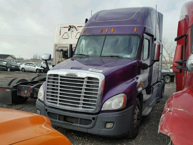 1FUJGLDR2DSBS2309 - 2013 FREIGHTLINER CASCADIA PURPLE photo 2