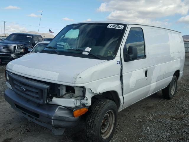 1FTNE24L74HB32185 - 2004 FORD ECONOLINE WHITE photo 2