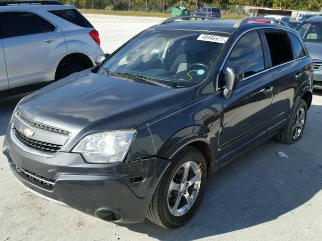 3GNAL3EK0DS554622 - 2013 CHEVROLET CAPTIVA LT GRAY photo 2