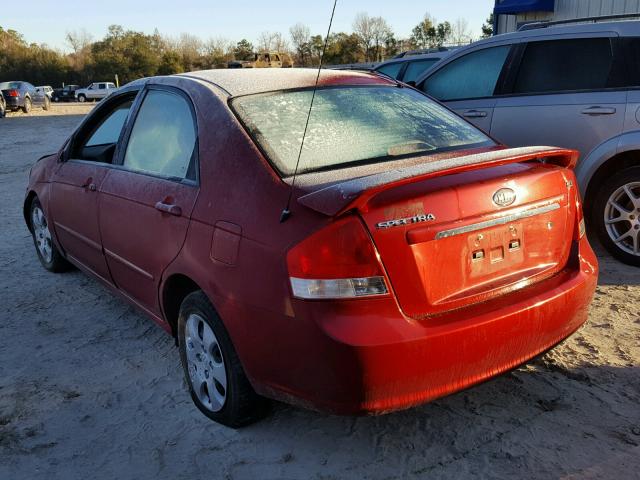 KNAFE121685533733 - 2008 KIA SPECTRA EX MAROON photo 3