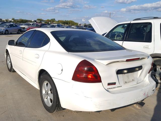 2G2WP552361279572 - 2006 PONTIAC GRAND PRIX Սպիտակ լուսանկար 3