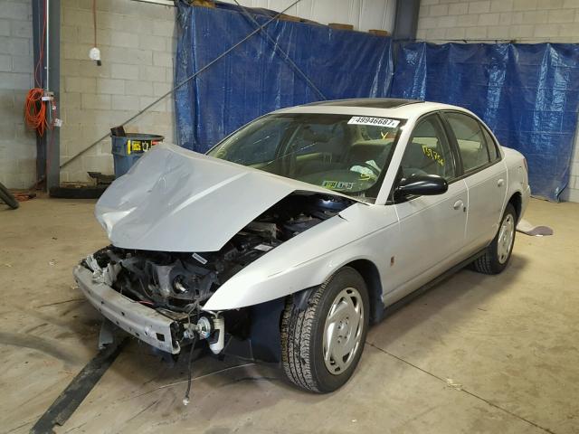 1G8ZK52771Z238881 - 2001 SATURN SL2 SILVER photo 2