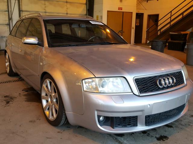 WAUXU54B92N041175 - 2002 AUDI S6 AVANT Q SILVER photo 1