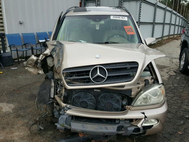 4JGAB54E12A347699 - 2002 MERCEDES-BENZ ML 320 GRAY photo 9