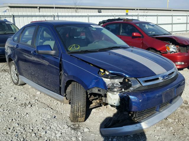 1FAHP35N68W252743 - 2008 FORD FOCUS SE BLUE photo 1