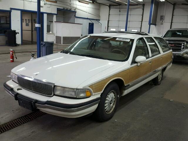 1G4BR83E7MW406991 - 1991 BUICK ROADMASTER TWO TONE photo 2