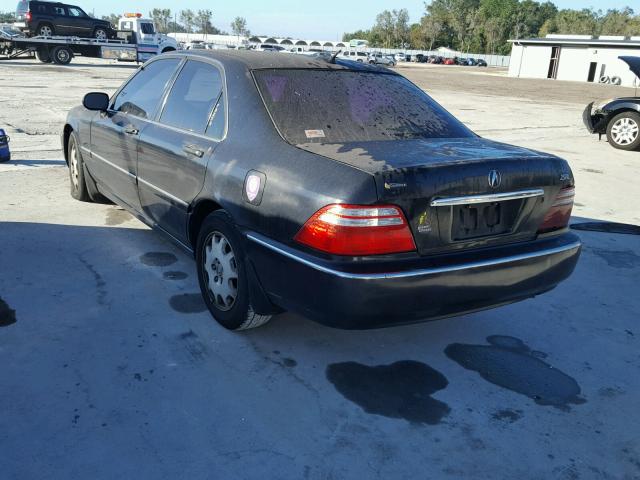 JH4KA96634C000258 - 2004 ACURA 3.5RL BLACK photo 3