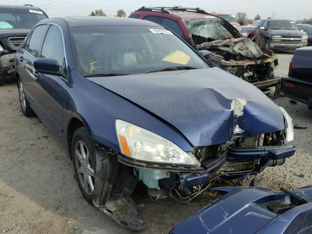 1HGCM66553A057379 - 2003 HONDA ACCORD EX BLUE photo 1