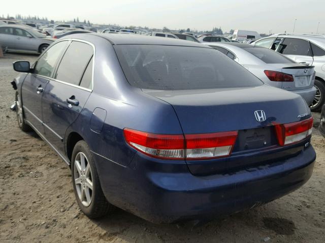 1HGCM66553A057379 - 2003 HONDA ACCORD EX BLUE photo 3