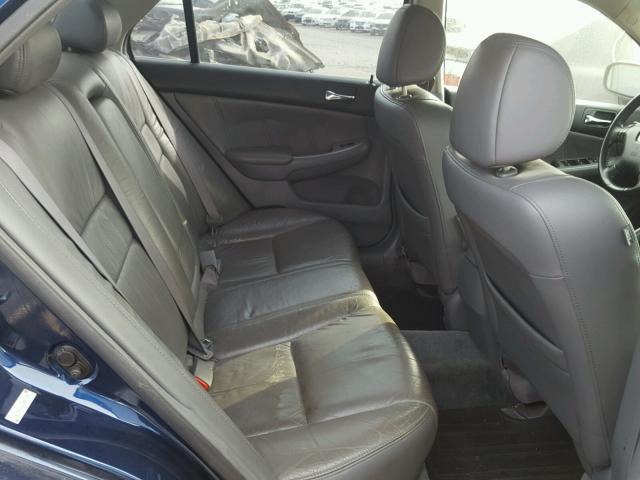 1HGCM66553A057379 - 2003 HONDA ACCORD EX BLUE photo 6