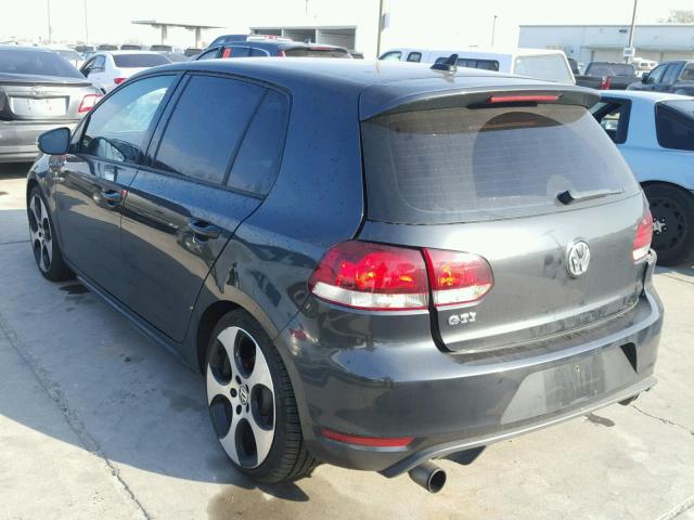 WVWGD7AJ0CW160304 - 2012 VOLKSWAGEN GTI BLACK photo 3