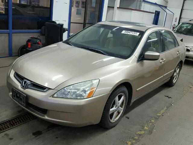 1HGCM56653A136182 - 2003 HONDA ACCORD EX TAN photo 2