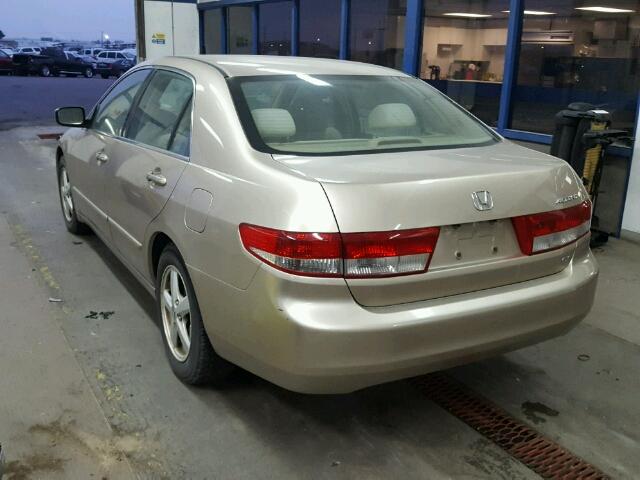 1HGCM56653A136182 - 2003 HONDA ACCORD EX TAN photo 3