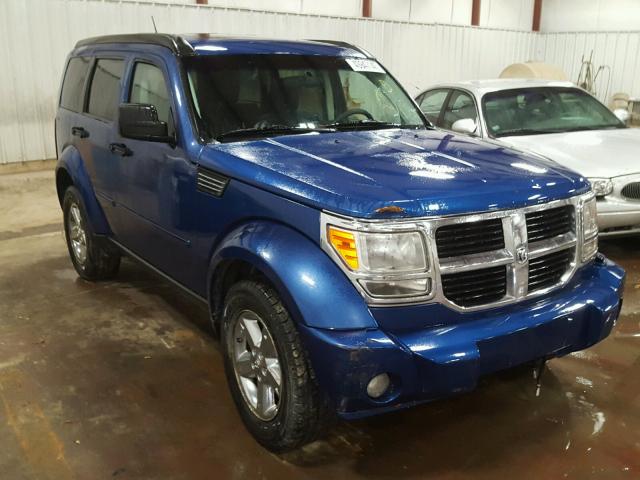 1D8GU28K49W515695 - 2009 DODGE NITRO SE BLUE photo 1